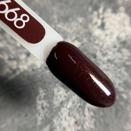 Lac de unghii gel MOON №668 Cireașă cu ciocolată Shimmer 8ml