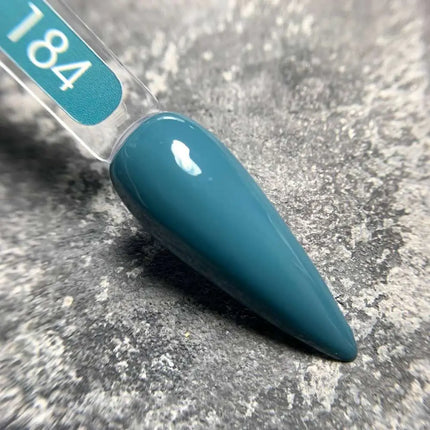 Ojă semipermanentă MOON №184 gri-verde 8ml
