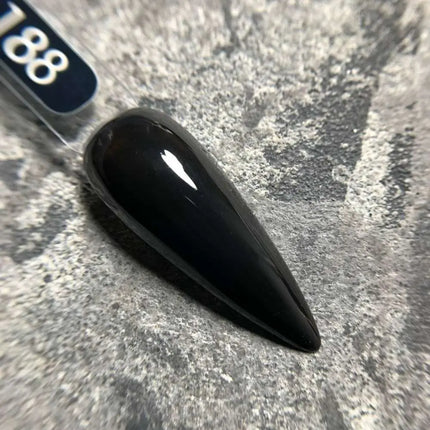 Ojă semipermanentă MOON №188 Negru 8ml