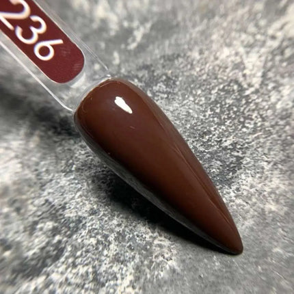 Ojă semipermanentă MOON nr. 236 Dark Chocolate 8ml