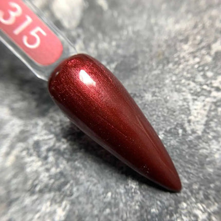 Lac de unghii gel MOON №315 Cireașă matură metalic 8ml