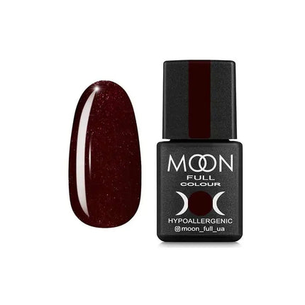 Lac de unghii gel MOON №317 Cireașă cu ciocolată Shimmer 8ml