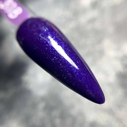 Ojă semipermanentă MOON №318 Albastru violet Shimmer 8ml