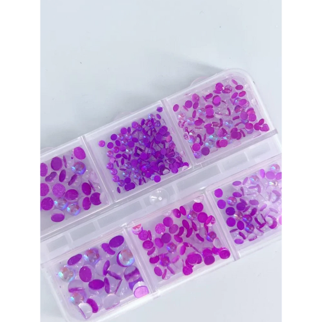 Nail Art Kit - Violet - Decor for nail