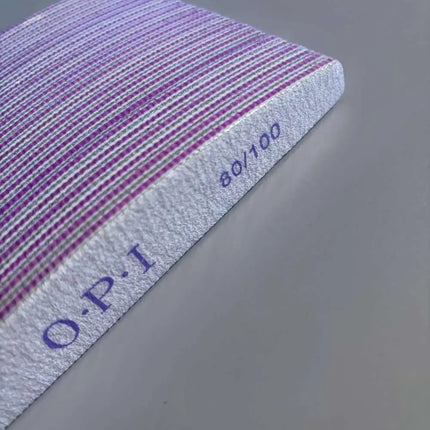 Пилочки для нігтів OPI Crescent, абразивність 80/100, 25 шт.
