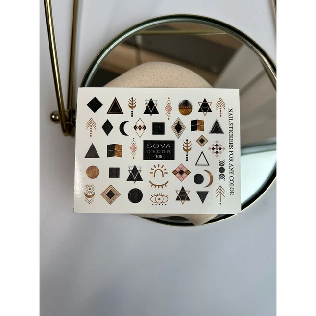 Nail Sticker - Sova Decor 105 - Nail Stickers