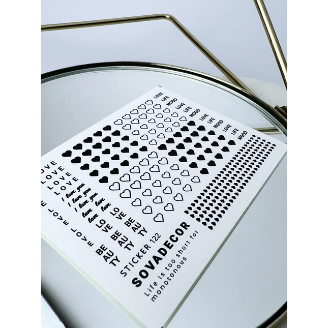 Nail Sticker - Sova Decor 122 - Nail Stickers