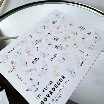 Nail Sticker - Sova Decor 128 - Nail Stickers