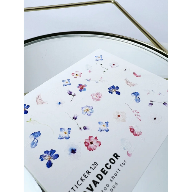 Nail Sticker - Sova Decor 129 - Nail Stickers