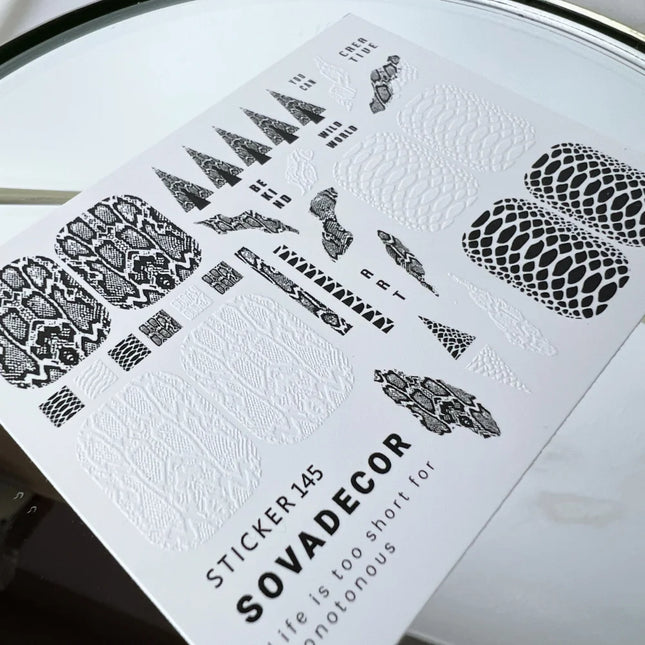 Nail Sticker - Sova Decor 145 - Nail Stickers