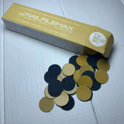 Fișiere de unică folosință pentru disc pedichiură Nailfilemax S granulație 180, 100 bucăți