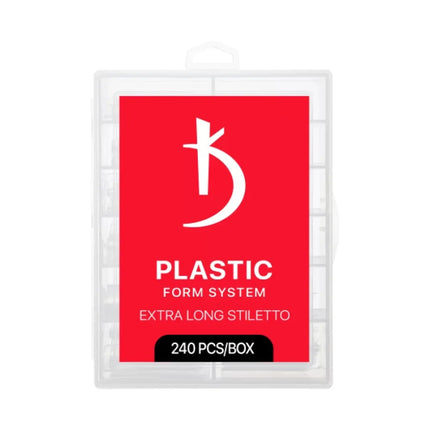 Plastic forms Extra Long Stiletto 240pcs Kodi Professional - Nail extension forms