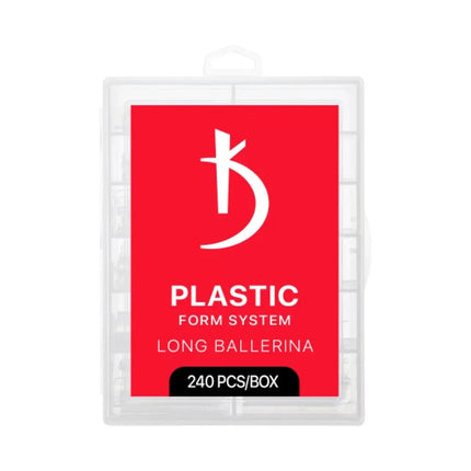 Plastic forms Long Ballerina 240pcs Kodi Professional - Nail extension forms