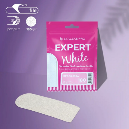 Refill pads for pedicure foot file Staleks Pro Expert 10 180 grit DFE-10-180w - Pedicure foot file