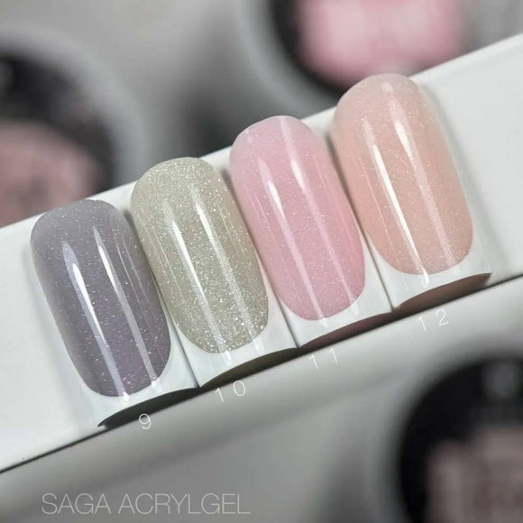 Saga Acryl Gel №11 М'який рожевий з блиском 13ml