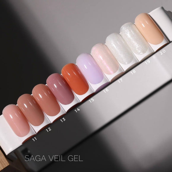 Saga Builder Gel Veil №16 Milky фіолетовий 15 мл