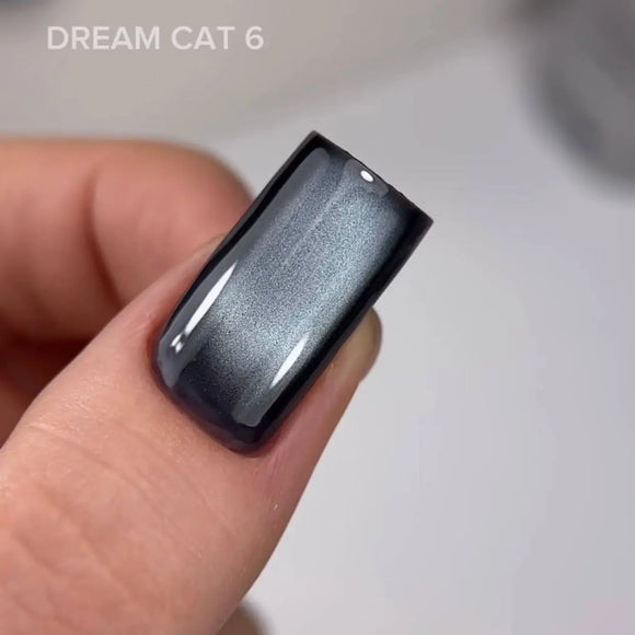 Saga Cat Eye Dream №6 світло-блакитний сріблястий 10 мл