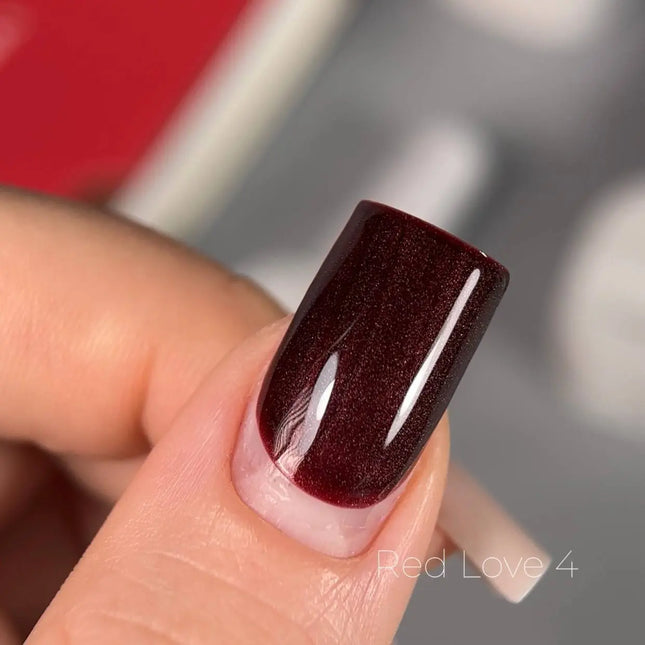 Lac de unghii gel Saga Love Red 4 Red Wine 10 ml
