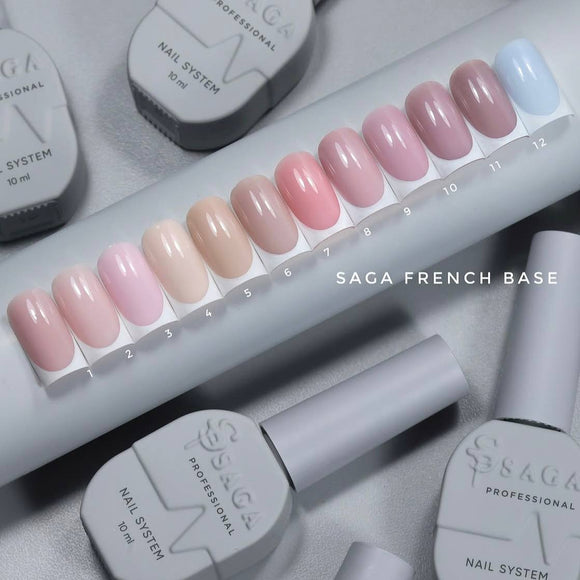 Saga French Base №1 Powdery brown 10ml