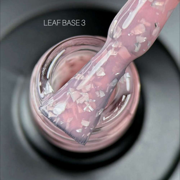 Saga Leaf Base №03 roz deschis cu folie argintie 9ml