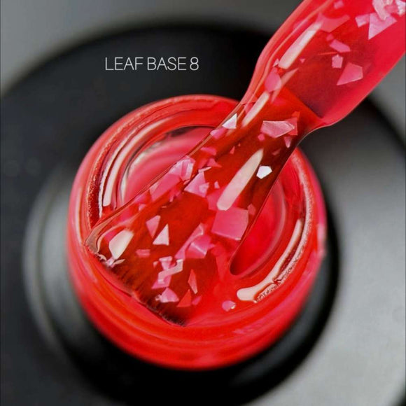 Saga Leaf Base №08 Rubin cu folie argintie 9ml