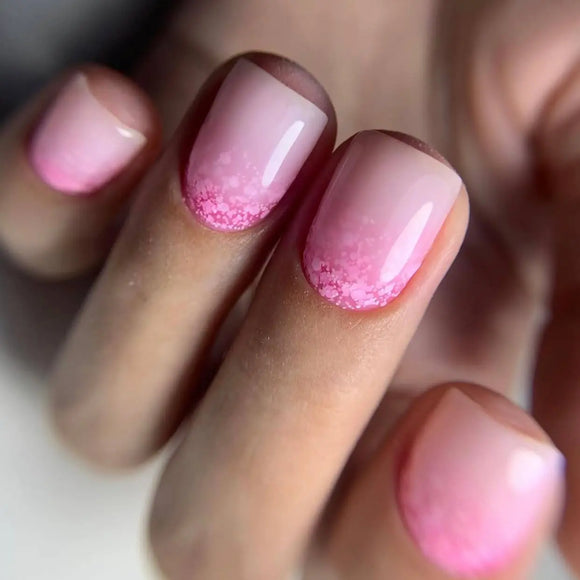 Гель-лак Saga Marmalade №03 Рожевий з пластівцями 9ml