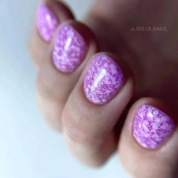 Гель-лак Saga Marmalade №05 Орхідея з пластівцями 9ml