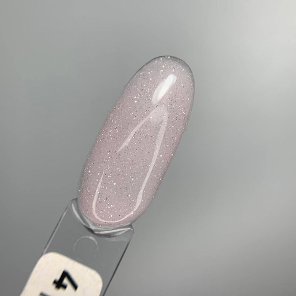 Saga Night Gel №4 Бежевий з вогняними іскрами 15ml