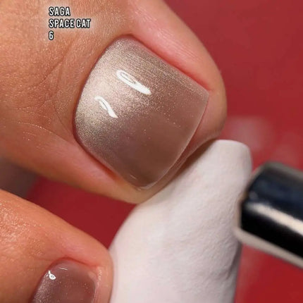 Saga Ochi de pisică Spațial nr. 6 Platină 10 ml