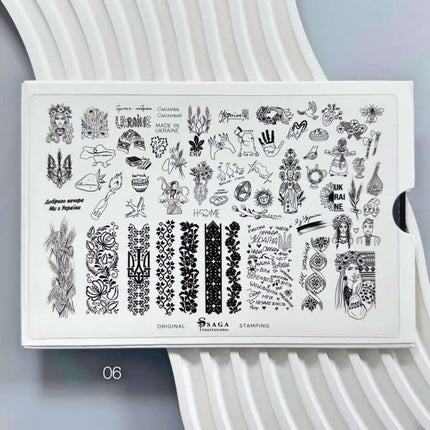 SAGA Stamping Plate №6 Ucraina