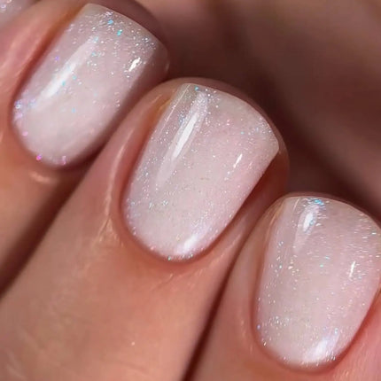 Saga Shimmer Base Chameleon №7 Milky with shimmer 15ml