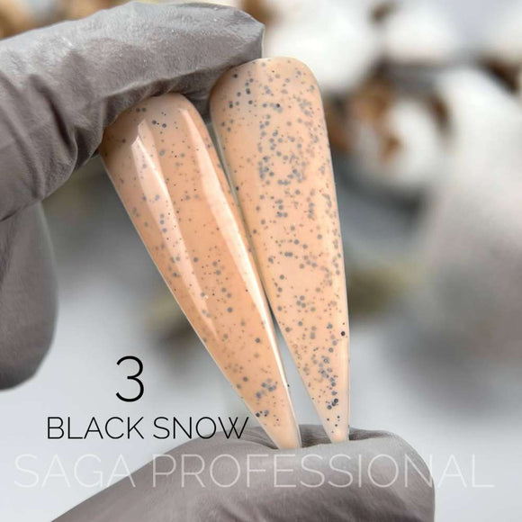 Saga Black Snow №3 Caramel cu crenguțe negre 9ml