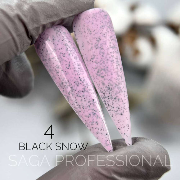 Saga Black Snow №4 Ягідний шейк з чорними крихтами 9ml