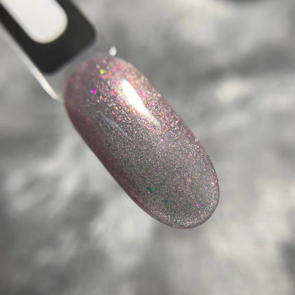 Saga Cat Eye Shine №08 Lavandă cu sclipici holografic 9ml