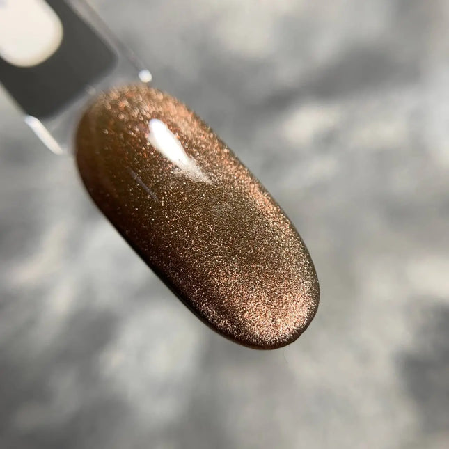 Saga Cat Eye Shine №11 Maro cu sclipici auriu 9ml