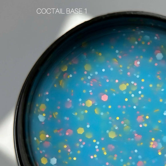 Saga Coctail База №1 Синий с рисунками 13ml