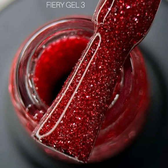 Saga Fiery Gel Polish №03 Roșu 10ml