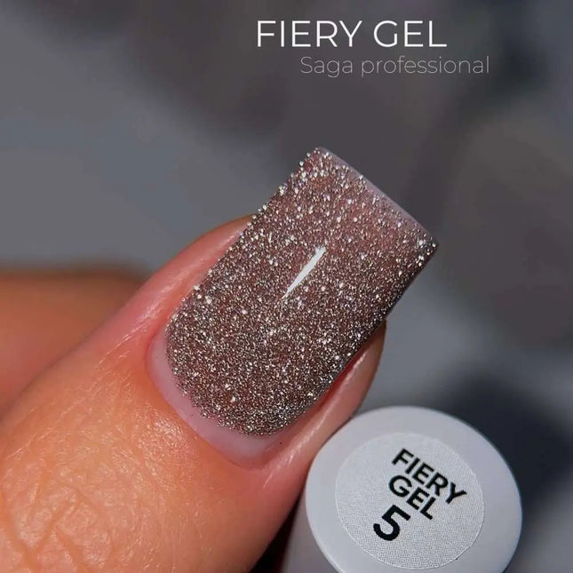 Saga Fiery Gel Polish №05 Light Bole 10ml