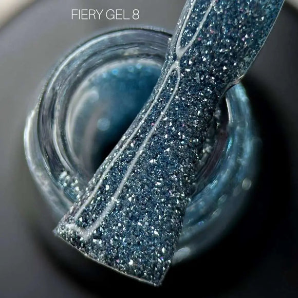 Saga Fiery Gel Polish №08 Blue Jay 10ml