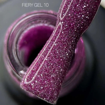 Saga Fiery Gel Polish №10 Vin de fructe de pădure 10ml