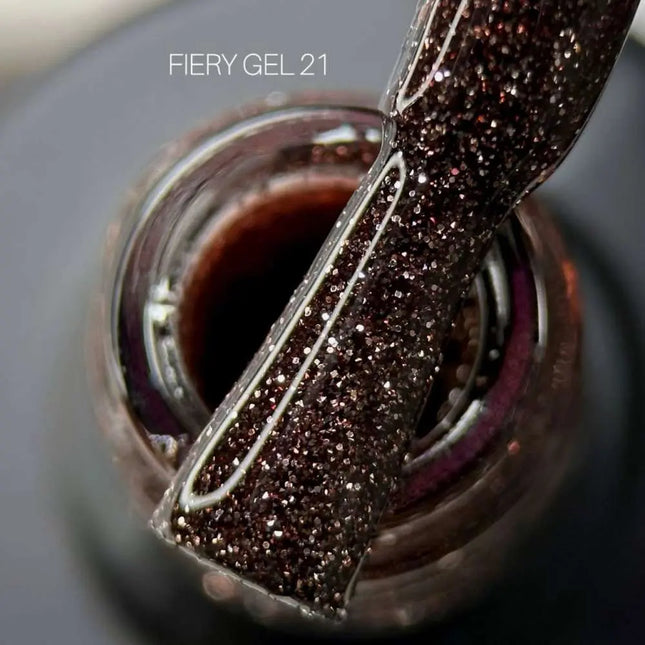 Saga Fiery Gel Polish №21 Chocolate 10ml