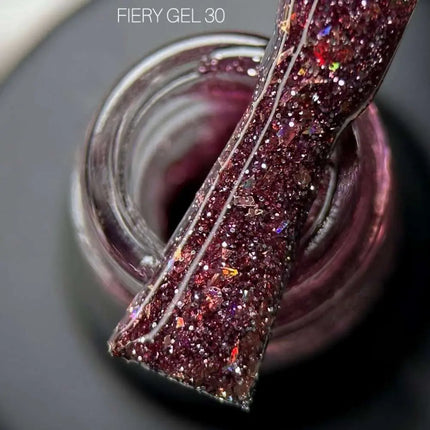 Saga Oj de gel Fiery №30 Sangria cu folie 9ml