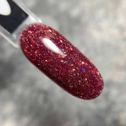 Saga Fiery Gel Polish №31 Claret cu folie 9ml