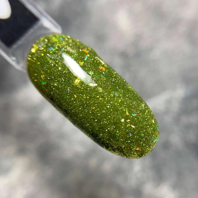 SAGA Gel Polish Fiery №35 Peridot cu folie 9ml