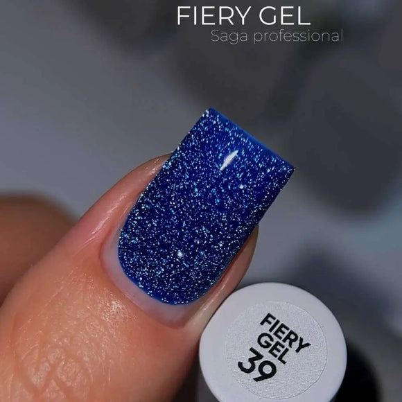 Saga Fiery Gel Polish №39 Темно-синій 9ml
