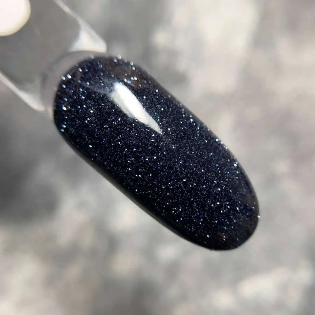 Saga Fiery Gel Polish №44 Black with Blue undertone 9ml