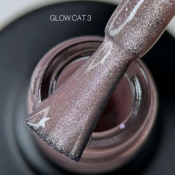 Saga Ochi de pisică Glow Nr. 3 Bej Liliachiu 10 ml