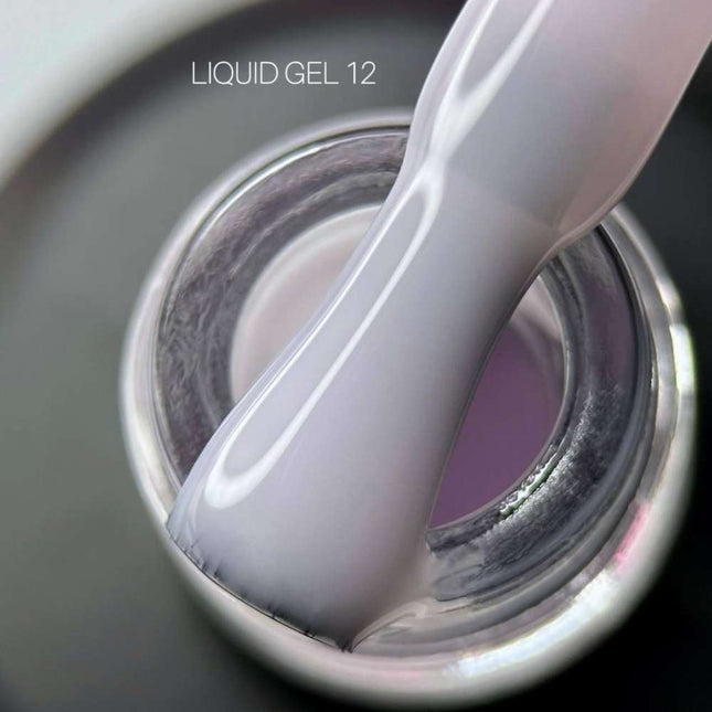 Saga Рідкий гель №12 Milky ліловий 15ml