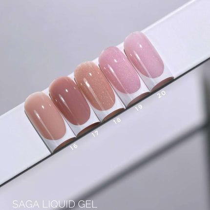 Saga Рідкий гель №15 Бежевий 15ml