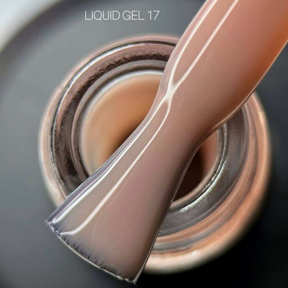 Saga Liquid Gel №17 Коричнево-бежевый 15 мл